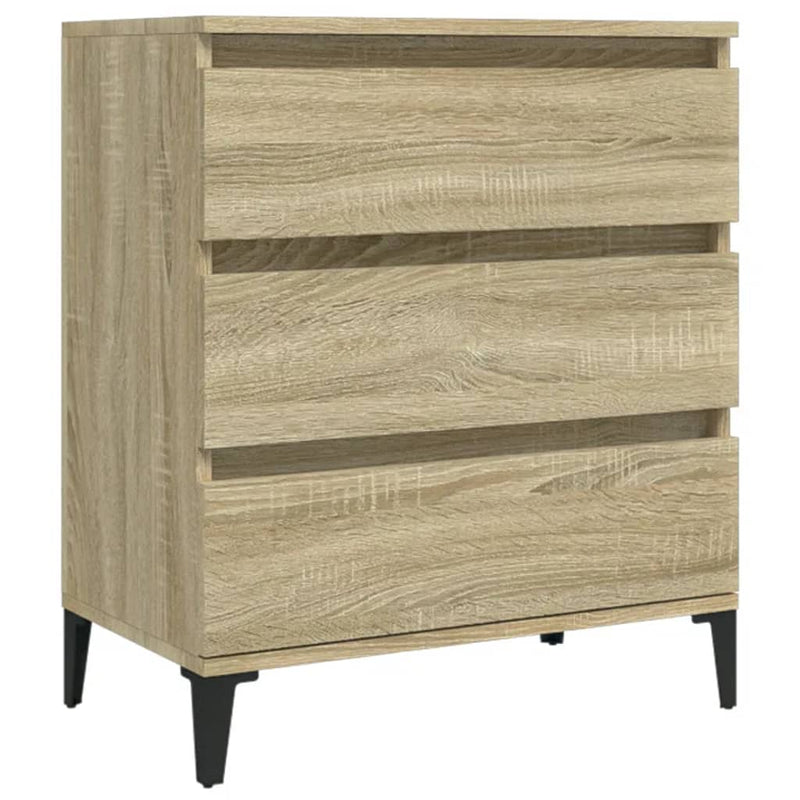 vidaXL sonoma tölgy színű szerelt fa tálalóasztal 60 x 35 x 70 cm