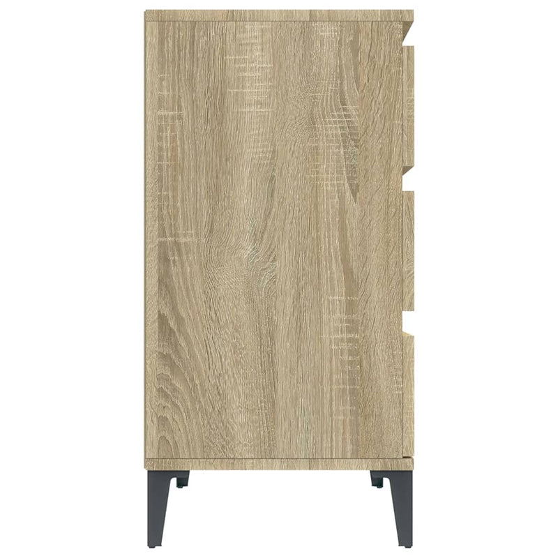 vidaXL sonoma tölgy színű szerelt fa tálalóasztal 60 x 35 x 70 cm