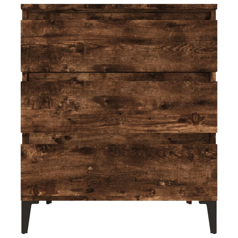 vidaXL füstös tölgy színű szerelt fa tálalószekrény 60 x 35 x 70 cm