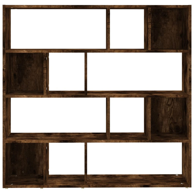vidaXL füstös tölgy színű térelválasztó könyvszekrény 105x24x102 cm