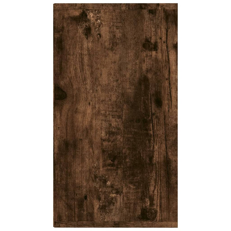 vidaXL füstös tölgy színű szerelt fa cipőtároló pad 103x30x55 cm