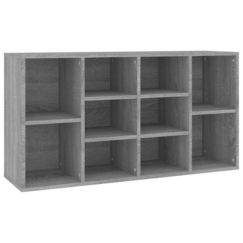 vidaXL szürke sonoma színű cipőtároló pad 103 x 30 x 55 cm