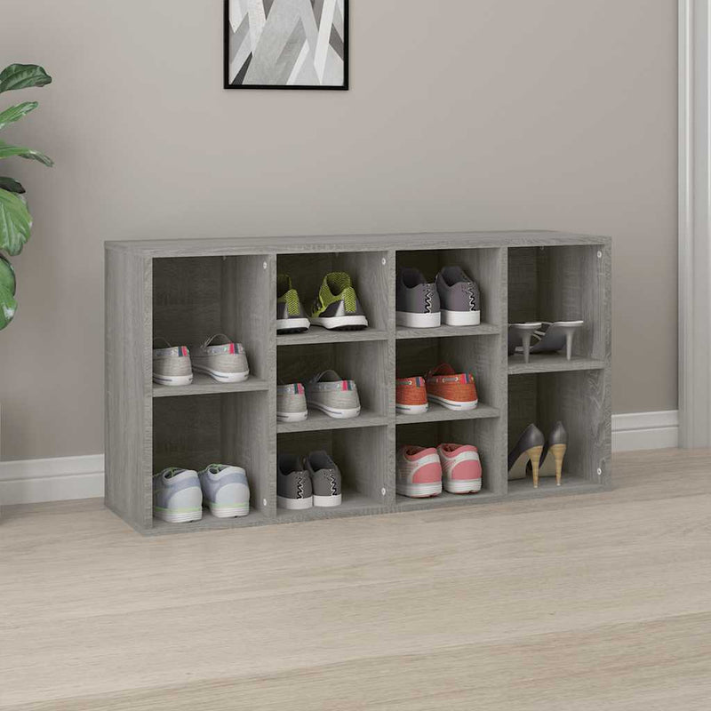 vidaXL szürke sonoma színű cipőtároló pad 103 x 30 x 55 cm
