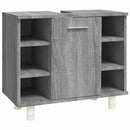 vidaXL szürke sonoma színű szerelt fa fürdőszobaszekrény 60x32x53,5 cm