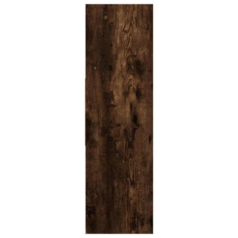 vidaXL füstös tölgy színű szerelt fa könyvszekrény 97,5x29,5x100 cm