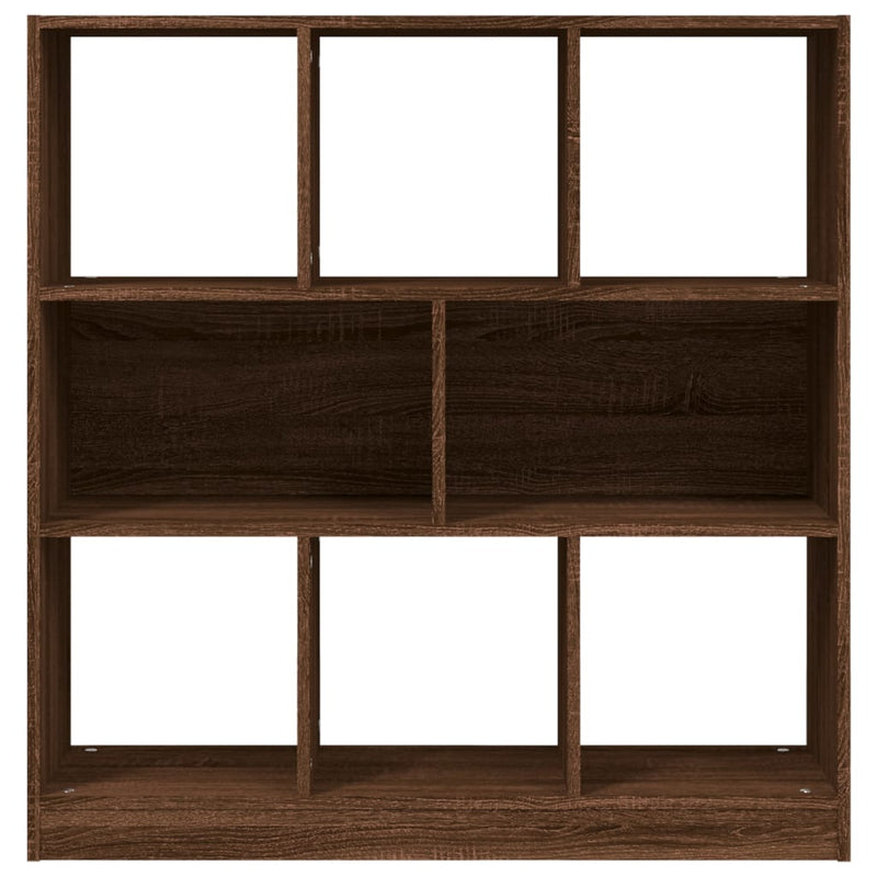 vidaXL barna tölgy színű szerelt fa könyvszekrény 97,5 x 29,5 x 100 cm