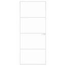 vidaXL fehér edzett üveg és alumínium vékony beltéri ajtó 83x201,5 cm