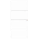 vidaXL fehér edzett üveg és alumínium vékony beltéri ajtó 93x201,5 cm