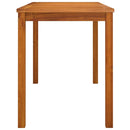 vidaXL tömör akácfa kerti asztal 110 x 55 x 67 cm