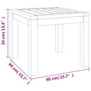vidaXL 2 db tömör akácfa kerti ülőke párnákkal 40 x 40 x 42 cm