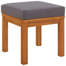 vidaXL 2 db tömör akácfa kerti ülőke párnákkal 40 x 40 x 42 cm