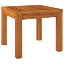 vidaXL 2 db tömör akácfa kerti ülőke párnákkal 40 x 40 x 42 cm