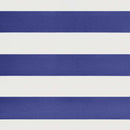 vidaXL kék és fehér szövet és alumínium behúzható napellenző 4 x 3 m