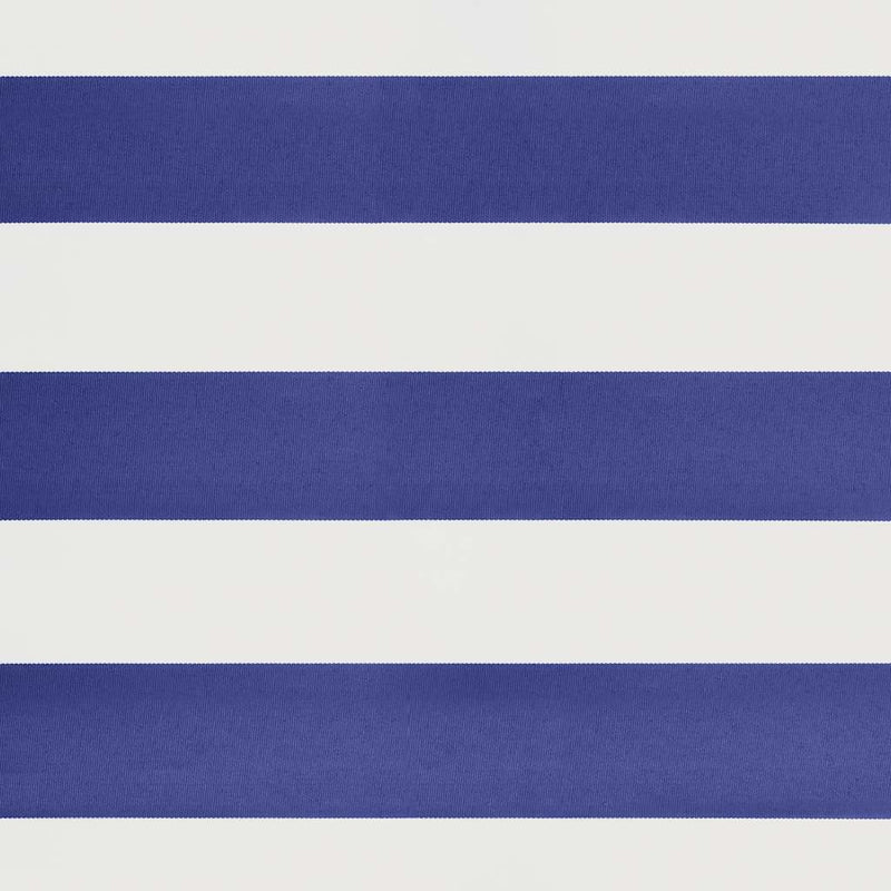 vidaXL kék és fehér szövet és alumínium behúzható napellenző 4 x 3 m