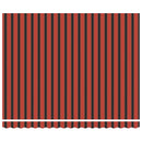 vidaXL narancs-barna szövet és alumínium behúzható napellenző 4 x 3 m