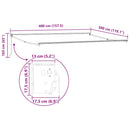 vidaXL narancs-barna szövet és alumínium behúzható napellenző 4 x 3 m