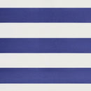 vidaXL kék és fehér automata behúzható napellenző 4 x 3 m