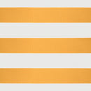 vidaXL sárga-fehér automata behúzható napellenző 4,5 x 3 m