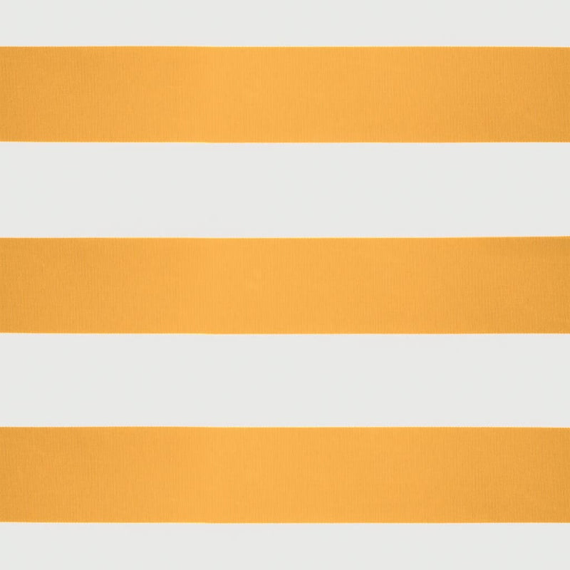 vidaXL sárga-fehér automata behúzható napellenző 4,5 x 3 m