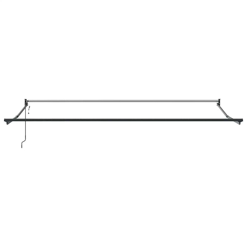 vidaXL narancssárga-barna automata behúzható napellenző 4,5 x 3 m