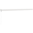 vidaXL kék és fehér szövet és alumínium behúzható napellenző 5 x 3 m