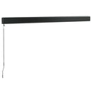 vidaXL narancs-barna szövet és alumínium behúzható napellenző 3x2,5 m