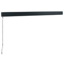 vidaXL narancs-barna szövet és alumínium behúzható napellenző 3,5x2,5m