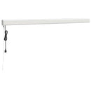 vidaXL narancs-barna szövet és alumínium behúzható napellenző 3x2,5 m