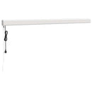 vidaXL narancs-barna szövet és alumínium behúzható napellenző 3x2,5 m