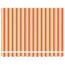 vidaXL sárga-fehér szövet és alumínium behúzható napellenző 3,5x2,5 m