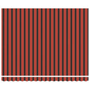 vidaXL narancs-barna szövet és alumínium behúzható napellenző 3x2,5 m