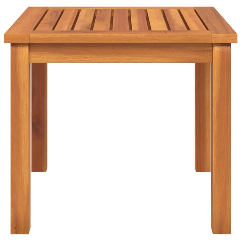 vidaXL tömör akácfa dohányzóasztal 40 x 40 x 36 cm