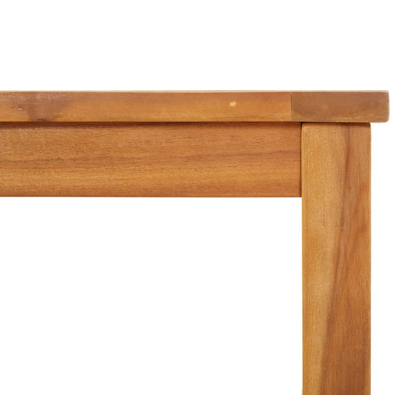 vidaXL tömör akácfa dohányzóasztal 40 x 40 x 36 cm