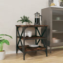 vidaXL füstös tölgy színű szerelt fa kisasztal 40 x 42 x 50 cm