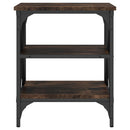 vidaXL füstös tölgy színű szerelt fa kisasztal 40 x 42 x 50 cm