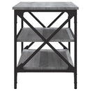 vidaXL szürke sonoma színű szerelt fa TV-szekrény 80x40x50 cm