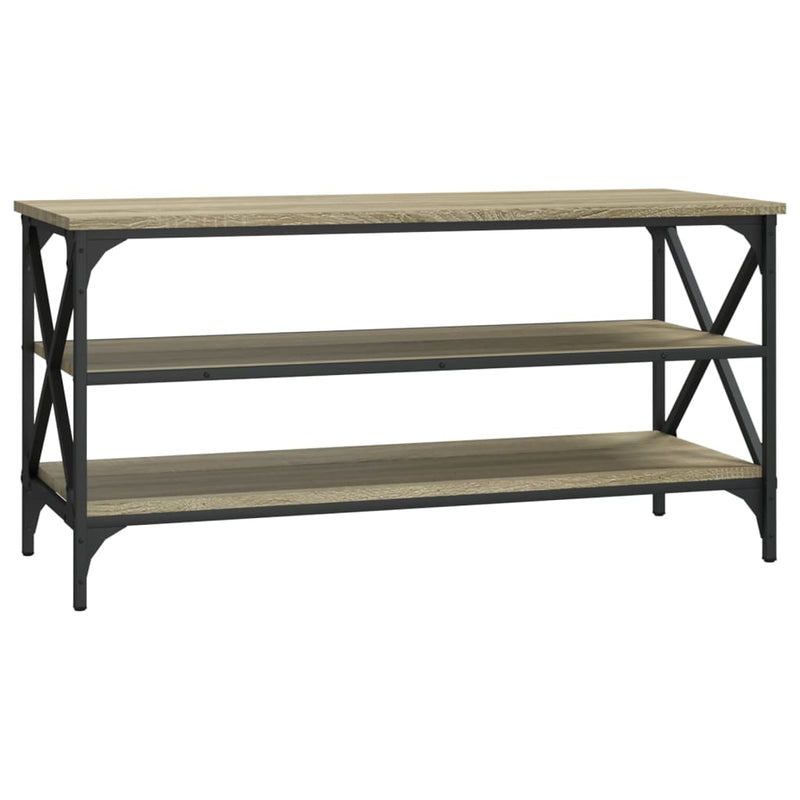 vidaXL sonoma tölgy színű szerelt fa fali TV-szekrény 100x40x50 cm