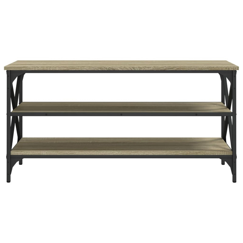 vidaXL sonoma tölgy színű szerelt fa fali TV-szekrény 100x40x50 cm