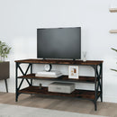 vidaXL füstös tölgy színű szerelt fa TV-szekrény 100x40x50 cm