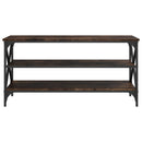 vidaXL füstös tölgy színű szerelt fa TV-szekrény 100x40x50 cm