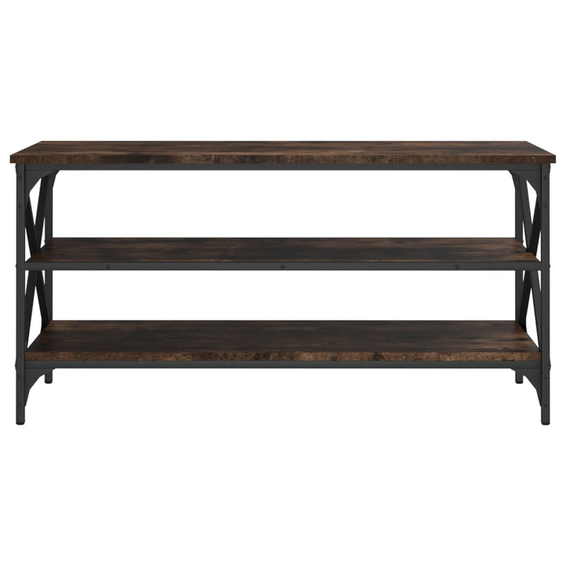 vidaXL füstös tölgy színű szerelt fa TV-szekrény 100x40x50 cm