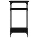 vidaXL fekete színű szerelt fa kisasztal 40 x 30 x 75 cm