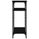 vidaXL fekete színű szerelt fa kisasztal 40 x 30 x 75 cm