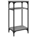 vidaXL szürke sonoma színű szerelt fa kisasztal 40 x 30 x 75 cm