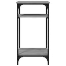 vidaXL szürke sonoma színű szerelt fa kisasztal 40 x 30 x 75 cm