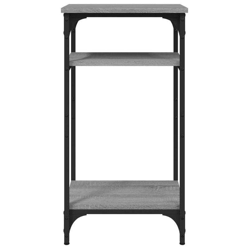 vidaXL szürke sonoma színű szerelt fa kisasztal 40 x 30 x 75 cm