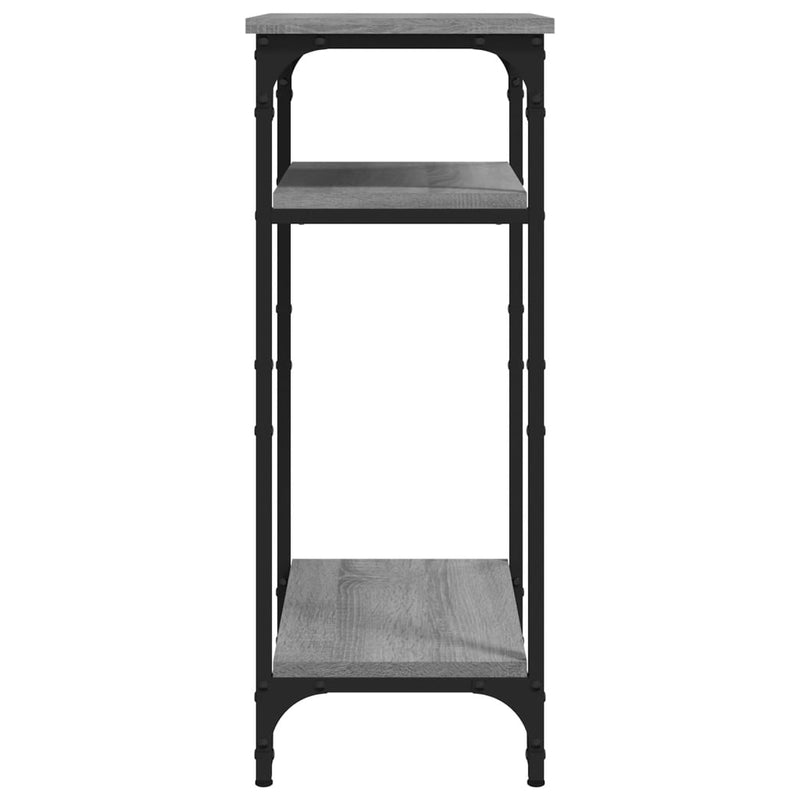 vidaXL szürke sonoma színű szerelt fa kisasztal 40 x 30 x 75 cm