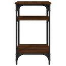 vidaXL barna tölgyszínű szerelt fa kisasztal 35 x 30 x 60 cm