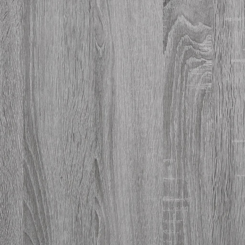 vidaXL szürke sonoma színű szerelt fa kerekes kisasztal 50x35x55,5 cm
