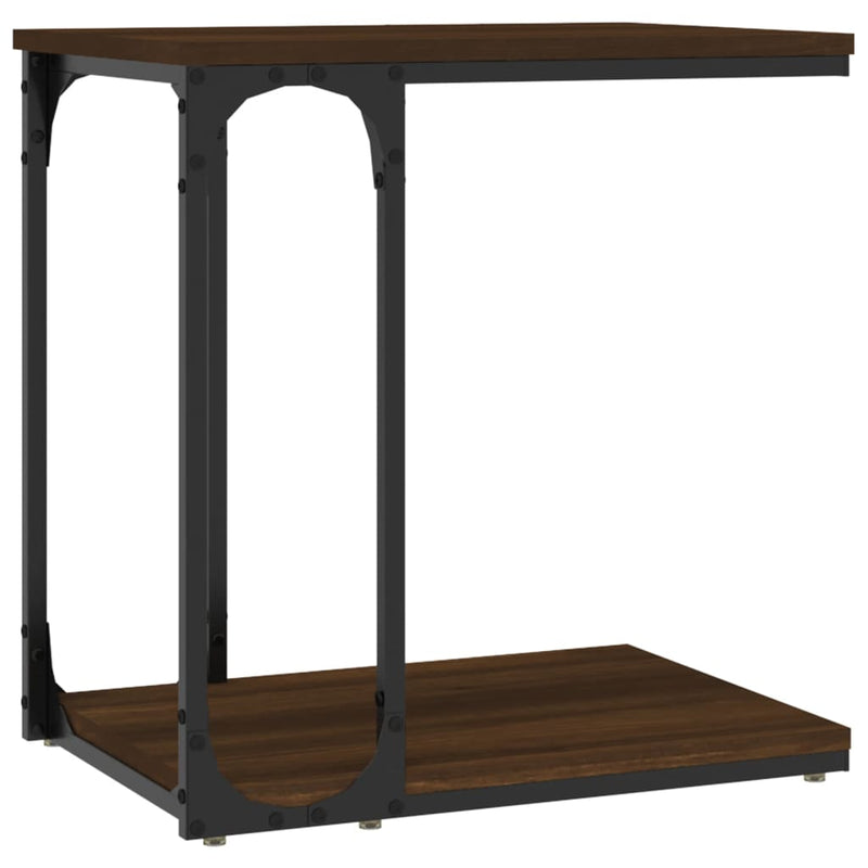 vidaXL barna tölgyszínű szerelt fa kisszekrény 50 x 35 x 52 cm